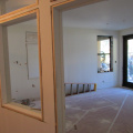 Windows and doors being installed in the kids room