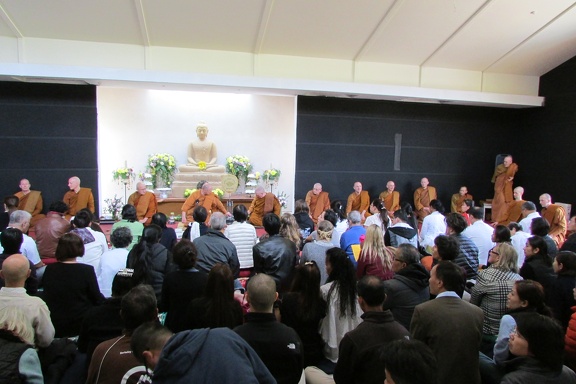 The Sangha gathers