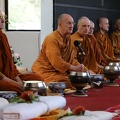 Guest and resident monks in attendance
