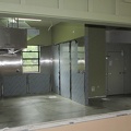 View of kitchen through the pass-through 