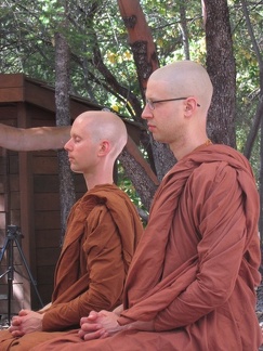 Listening to the Dhamma talk