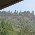 Our first view of burn areas, seen from Monks Utility Building