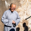 Venerable Guan Zhen takes leave of the monastery for now. 