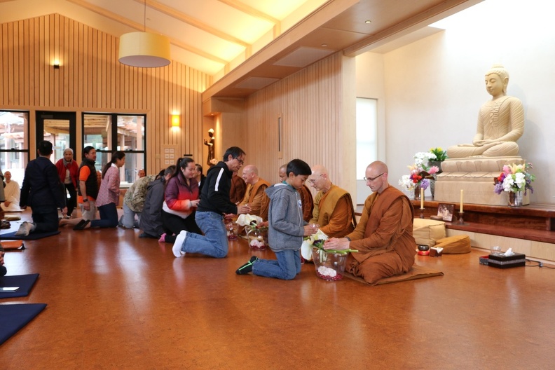 Meditation Hall during Songkran Ceremony