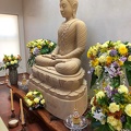 Offerings to the Buddha Image in anticipation of Luang Por's arrival
