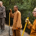 At work building the new walking-meditation path