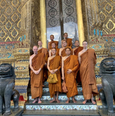 Ajahn Kongrit, Ajahn MahaDisak, Ajahn Kevali and the Wat Pah Nanachat Sangha
