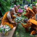 The Wat Pah Nanachat Sangha asking forgiveness