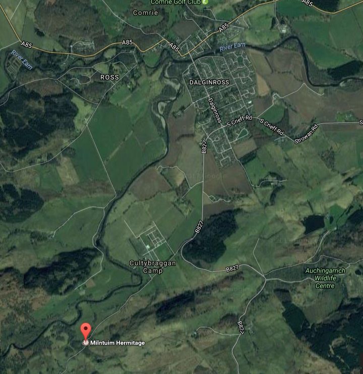 Milntuim is walkig distance from the town of Comrie